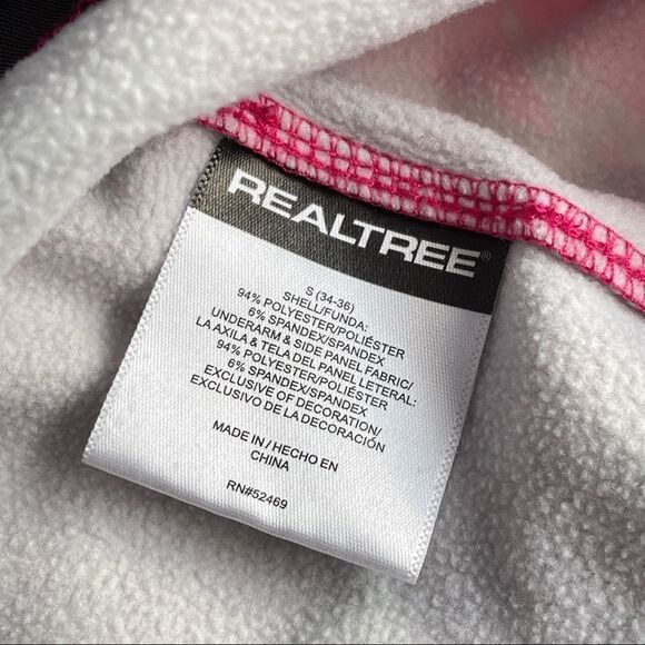 Realtree Ladies Jacket Performance Realtree Camo 1/4 Zip Mock Neck Pullover Top - Picture 10 of 12